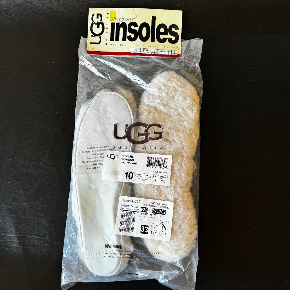 Ugg sheepskin insoles